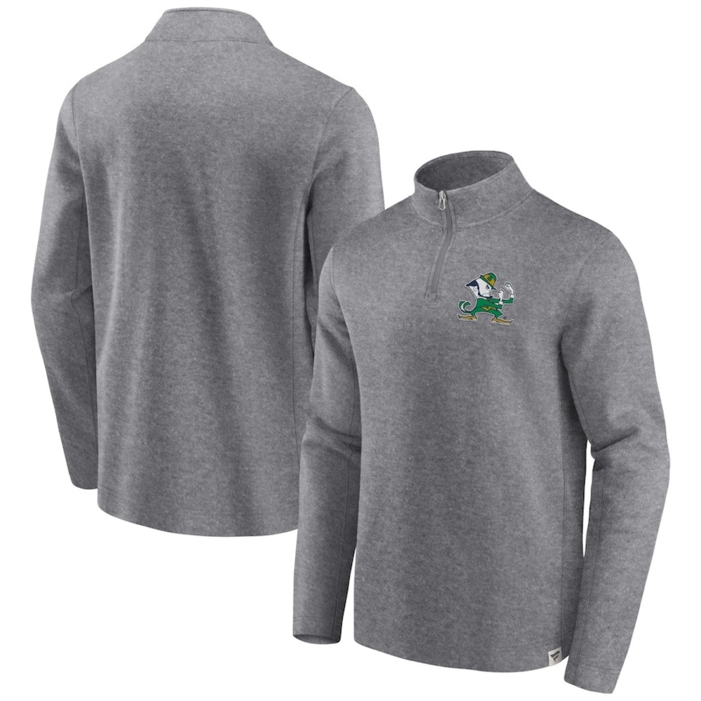 Notre Dame Fighting Irish Fanatics Vintage Fleece Quarter-Zip Jacket - nwt